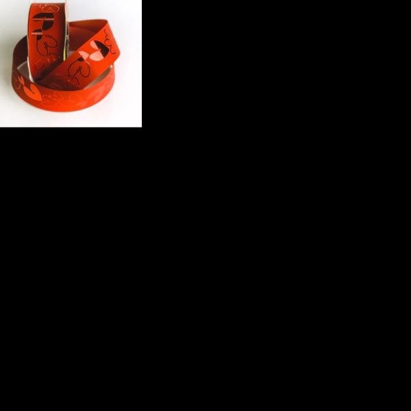 LISTON 9 AMOR EVAN ROJO MET. COLORS 40M. C.32